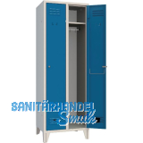 Garderobenschrank Abteilanzahl 2 RAL7035/5010