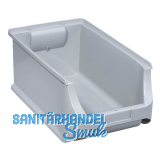 ALLIT Sichtlagerkasten Gr��e 4 Farbe grau 355 x 205 x 150 mm