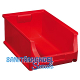 ALLIT Sichtlagerkasten Gr��e 5 rot 500 x 310 x 200 mm