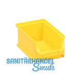 ALLIT Sichtlagerkasten Gr��e 2 Farbe gelb 160 x 102 x 75 mm