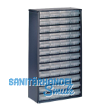 RAACO Schubladenmagazin 1248-01 mit 48 Schubladen 552 x 306 x 150 mm