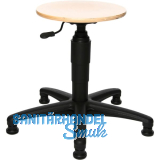 TOPSTAR Drehstuhl Tec50 Buchenholz Gleiter, Fu�ring