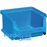 ALLIT Sichtlagerkasten Gr��e 1 blau 102 x 100 x 60 mm