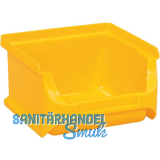 ALLIT Sichtlagerkasten Gr��e 1 gelb 102 x 100 x 60 mm