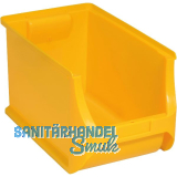 ALLIT Sichtlagerkasten Gr��e 4H gelb 355 x 205 x 200 mm