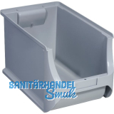 ALLIT Sichtlagerkasten Gr��e 4H grau 355 x 205 x 200 mm