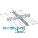 LISTA Einteilungsmaterial Trennw�nde 27E x 36E f�r Fronth�he 150 mm 3-tlg.