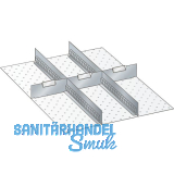 LISTA Einteilungsmaterial Trennw�nde 27E x 36E f�r Fronth�he 150 mm 5-tlg.