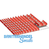 LISTA Einteilungsmaterial Muldensatz 36E x 36E f�r Fronth�he 50-200 mm