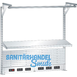 LISTA Universeller Aufbau BxH 2000x1590mm RAL5012 Energiekanal Typ Schuko