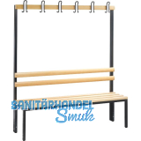 C+P Garderobenbank einseitig Basic 1650 x 1500 x 400 mm