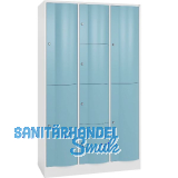 C+P Kombi Schlie�fachschrank Resisto 1950 x 1148 x 540 mm