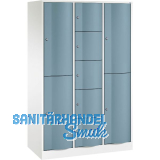 C+P Kombi Schlie�fachschrank Resisto 1950 x 1148 x 540 mm
