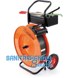 Packset kompl. Spanner, Abrollwagen, Verschlussh�lsen, Polypropylenband schwarz