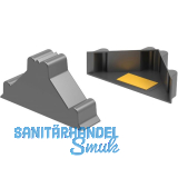 Kantenschutzecke offen schwarz 16 x 48 x 48 mm