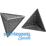 Kantenschutzecke geschlossen schwarz 100 x 100 x 127 mm