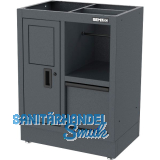SEMLOC Unterbau-Kombischrank 910 x 680 x 458 mm schwarz
