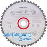 METABO HW-Kreiss�geblatt Precision Cut 254x2,4x30 mm Z48 WZ neg.