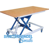 BECK H�henverstellbarer Arbeitstisch HS 300-midi mit Buchenplatte MULTIPLEX