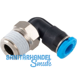 Pneumatik Winkeleinschraubanschluss, Durchmesser DM 4 mm, 1/8"