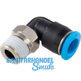 Pneumatik Winkeleinschraubanschluss, Durchmesser DM 6 mm, 1/8"