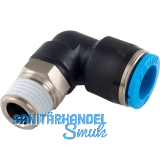 Pneumatik Winkeleinschraubanschluss, Durchmesser DM 10 mm, 1/4"