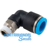 Pneumatik Winkeleinschraubanschluss, Durchmesser DM 10 mm, 1/8"