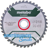 METABO HW-CT-Kreiss�geblatt - Precision "Classsic" 216x2,4x30 mm Z40 WZ neg.