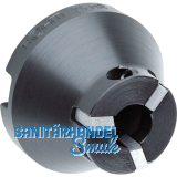 R�HM Mitnehmer-Scheibe mit 4-seitig verw. HM-Platten, Rechtsl., 25H