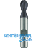 MAYKESTAG Langlochfr�ser mit Radius HSS-ECo8 ALUNIT 4,0 mm kurz Zweischneider