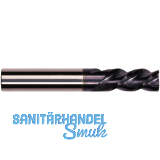 ALFRA-VHM-Entgratfr�ser (�hnl. DIN 6527) 12 mm 3 Schneiden mit Linksdrall 60�