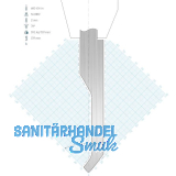 LVD Standard-Oberwerkzeug WILA-Aufnahme E10W gekr�pft L=510 78� 680kN