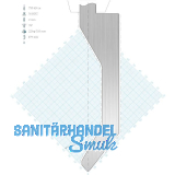 LVD Standard-Oberwerkzeug WILA-Aufnahme D15W gekr�pft L=250 78� 750kN