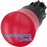 SIEMENS Not-Aus Pilzdrucktaster D22/H40 - 3SU1000-1HB20-0AA0