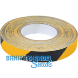 Anti - Rutschstreifen gelb-schwarz 25mm