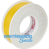 COROPLAST Isolierband 0,10x15mmx10m gelb