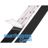 3M SJ 3526 selbstklebendes Hakenband 25mm x 45,7m schwarz