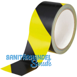 Warnband gelb/schwarz 50mmx33m