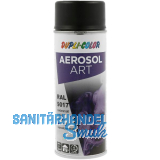 Dupli-Color Lackspray Aerosol Art 400ml verkehrsschwarz seidenmatt / RAL 9017