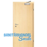 SOLIDO Smart Wohnungseingangst�re Feuerschutz EI2 30, Ahorn LI 800/2030 mm