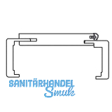 SOLIDO Trend Fertigholzzarge wei� glatt lackiert Links 800/2010/230 mm