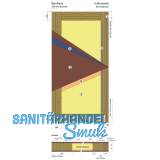 VARIOTEC Roht�re Ultra-Effizienzhaus Fromage 4 mm quer, TBA 1050/2250/78 mm