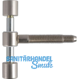 DANA 3-tlg. Twin-Bandmittelteil f�r Futterzarge, Edelstahloptik