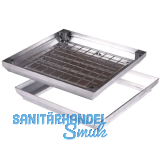 ALUPURA Wannenabdeckung mit Armierung 400x400 mm