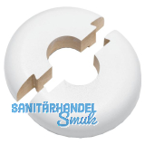 HARO Heizk�rperrosette Massivholz wei� lackiert 15/50 mm 1/4�