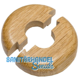 HARO Heizk�rperrosette Massivholz Eiche farblos lackiert 19/50 mm 3/8�