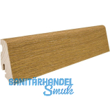 HARO Massiv-Sockelleiste furniert Eiche strukturiert ge�lt, 19x58