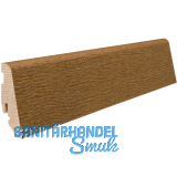 HARO Massiv-Sockelleiste furniert Bernsteineiche strukturiert ge�lt, 19x58
