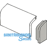 Endst�ck f�r Rohrabdeckleiste wei�, rechts