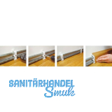 Befestigungsclip f�r Rohrabdeckleiste